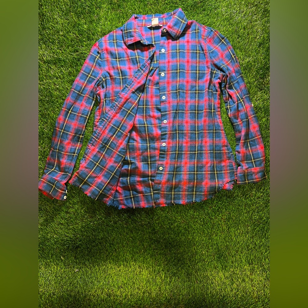 Plaid button up